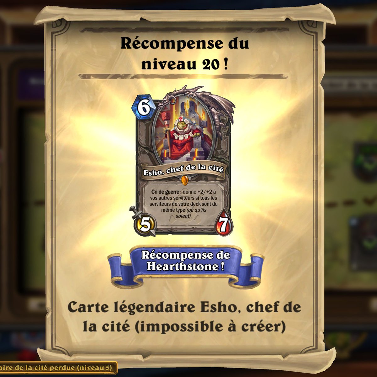 lvl 20 😍 #Hearthstone