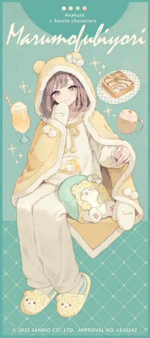 4.まるもふびより(モップ)×サンリオキャラ好き女子