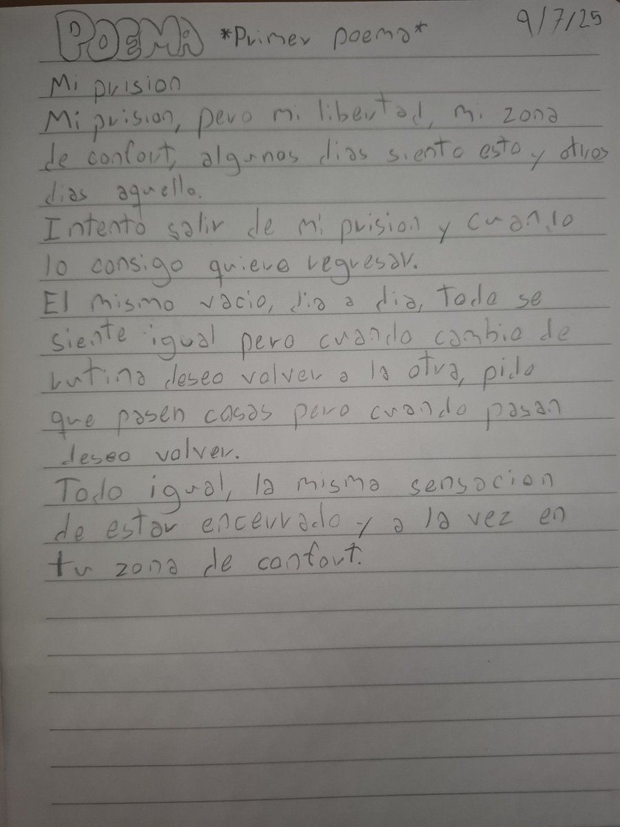 Duck_bl200's tweet photo. Mi primer poema ;3
#poema #principiante #fypシ #texto #vacio #paratii #foryou #escritura #Escritores #sentimientos https://t.co/GuTdVVOfSL
