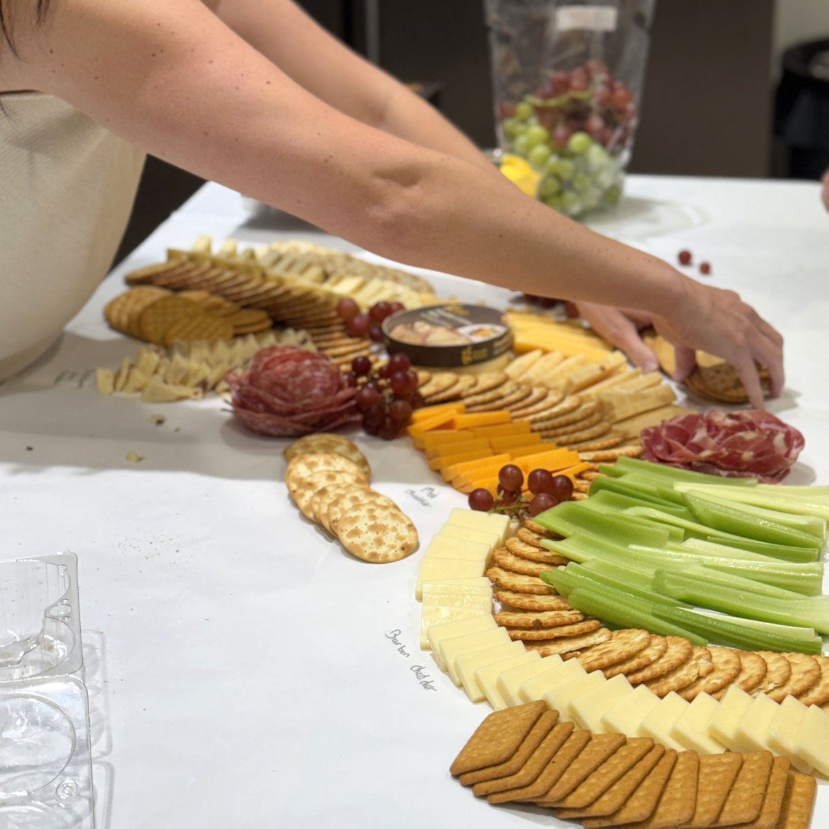 An epic charcuterie afternoon with the team <a href="/BlueCompass/">Blue Compass</a>