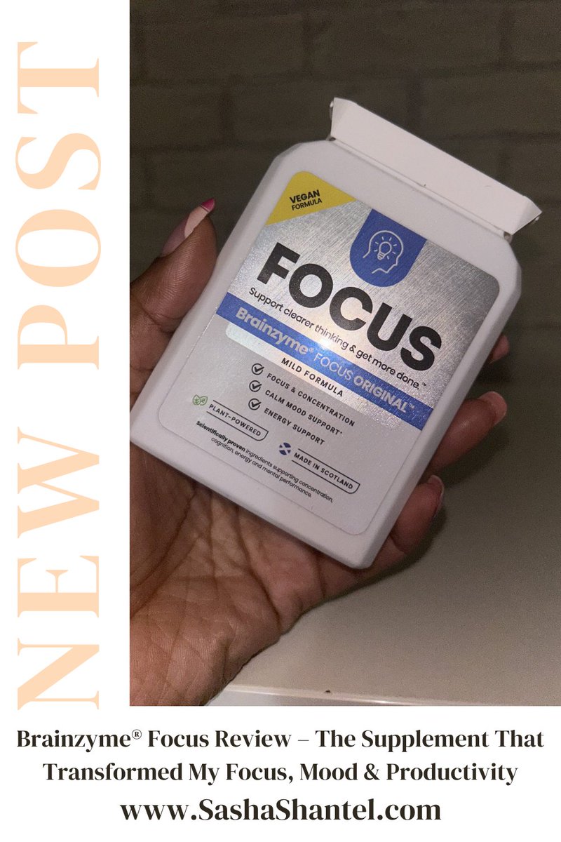 IamSashaShantel's tweet image. Feeling foggy, low on energy, or unable to concentrate?

I found a supplement that ACTUALLY works — and it's vegan, plant-based &amp;amp; clean. 💊🌱

Read the full review + my experience on the blog 👇

sashashantel.com/2025/07/06/bra…

#BrainzymeFocus #SupplementsThatWork #WomenWhoSlay