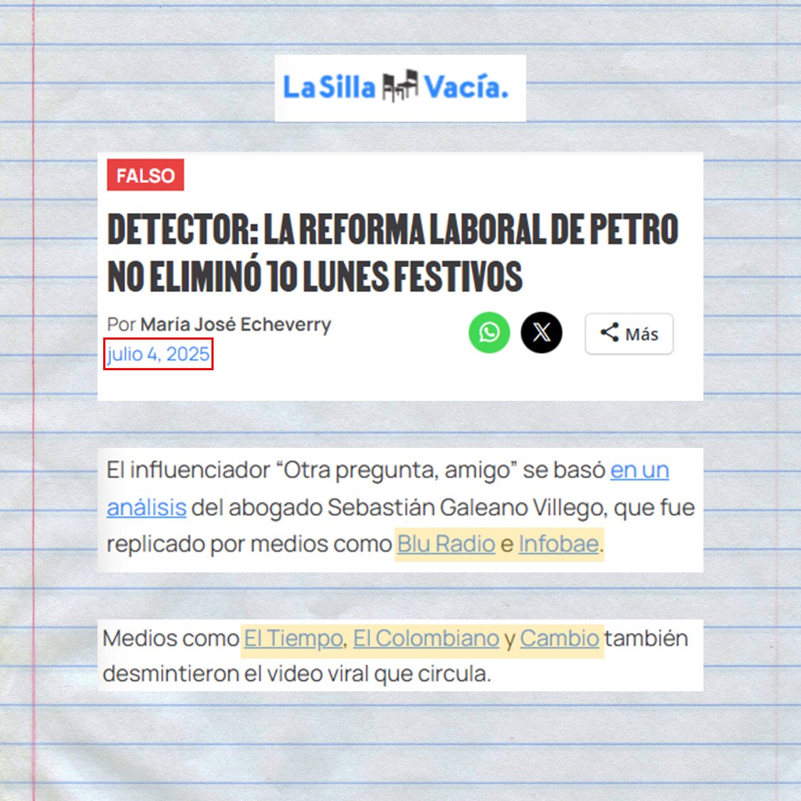 Otra pregunta, amigo tweet media