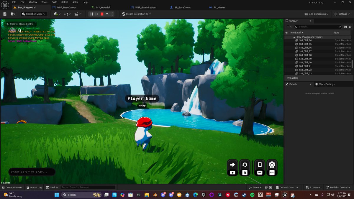 lil environment test for #Crumps!

#UnrealEngine #UE5 #indiedeveloper #gamedev