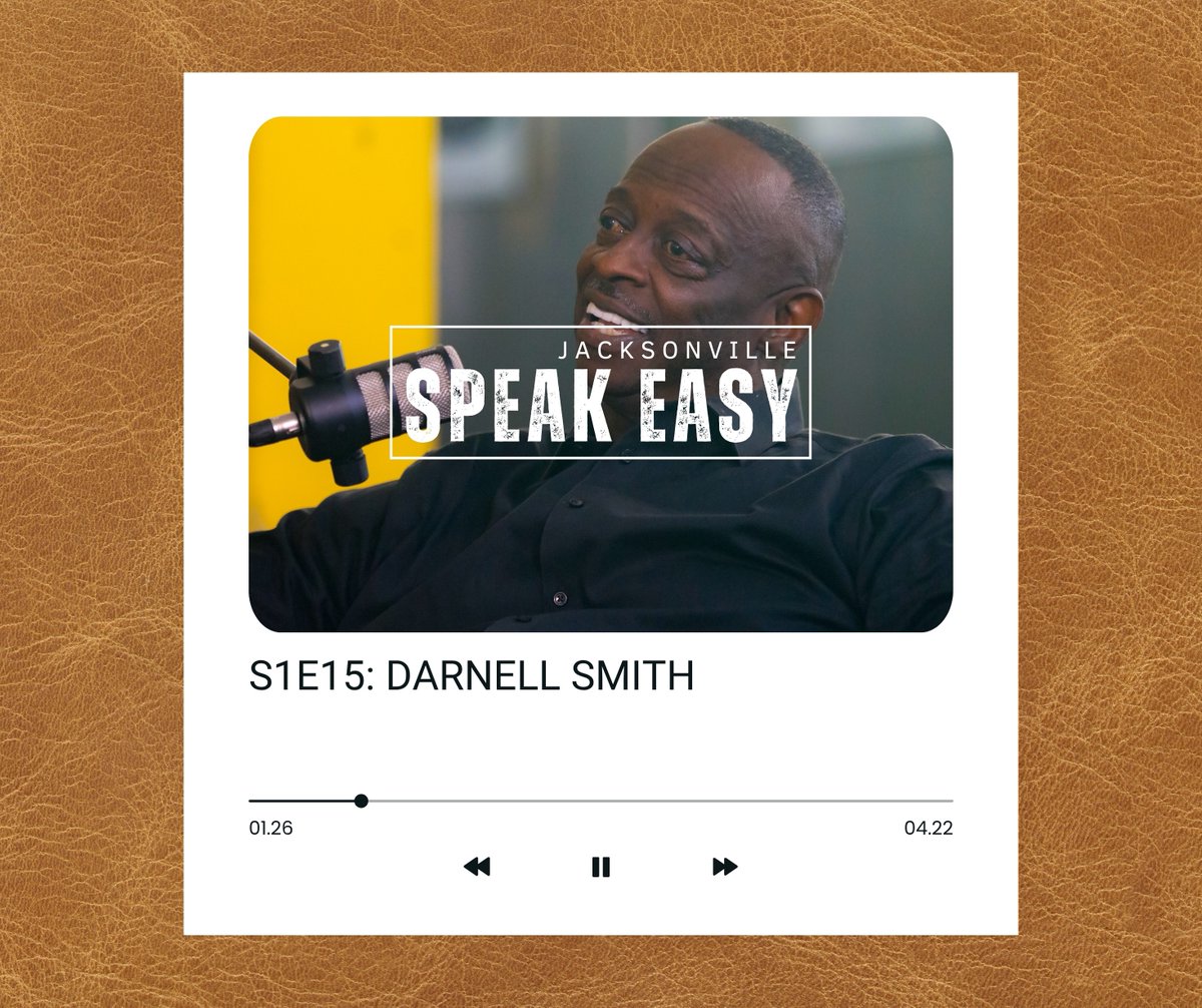 speakeasyjax's tweet image. We’re closing out the season with a leader who embodies wisdom, integrity, and impact. Don’t miss the finale episode of Speak Easy Jax featuring Darnell Smith. #speakeasyjax linktr.ee/speakeasyjax