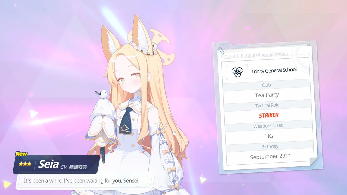 Vinbee_Alt's tweet image. LET'S GOOOOOOO!!!!!!!!!!!! SEIAAA!!! 😭😭😭
I THOUGHT SHE EVADED ME FOR THE THIRD TIME!!
#BlueArchive #ブルアカ