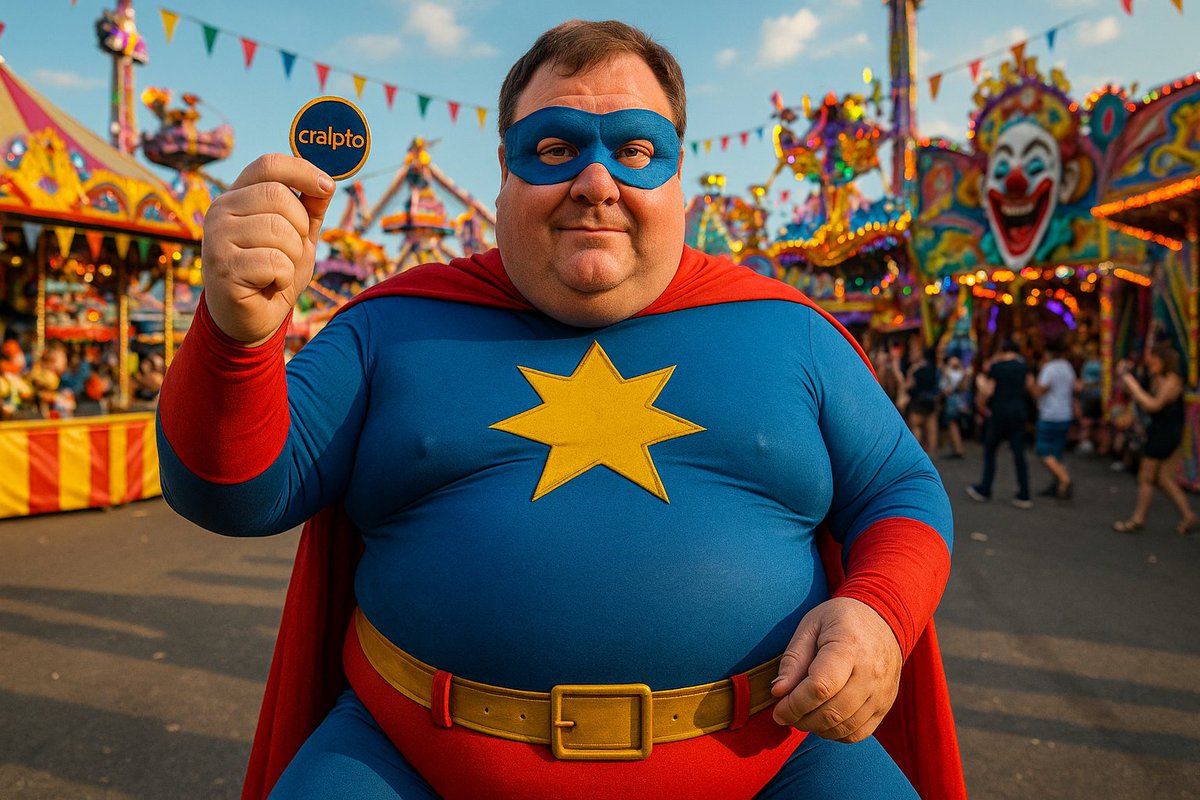 He just bought more craipto—because real heroes hold the line. 💪🪙