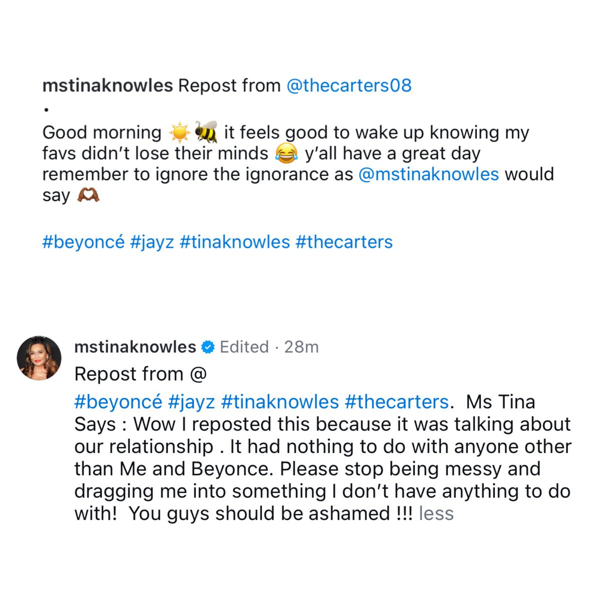 Ms Tina KNEW 😭😭