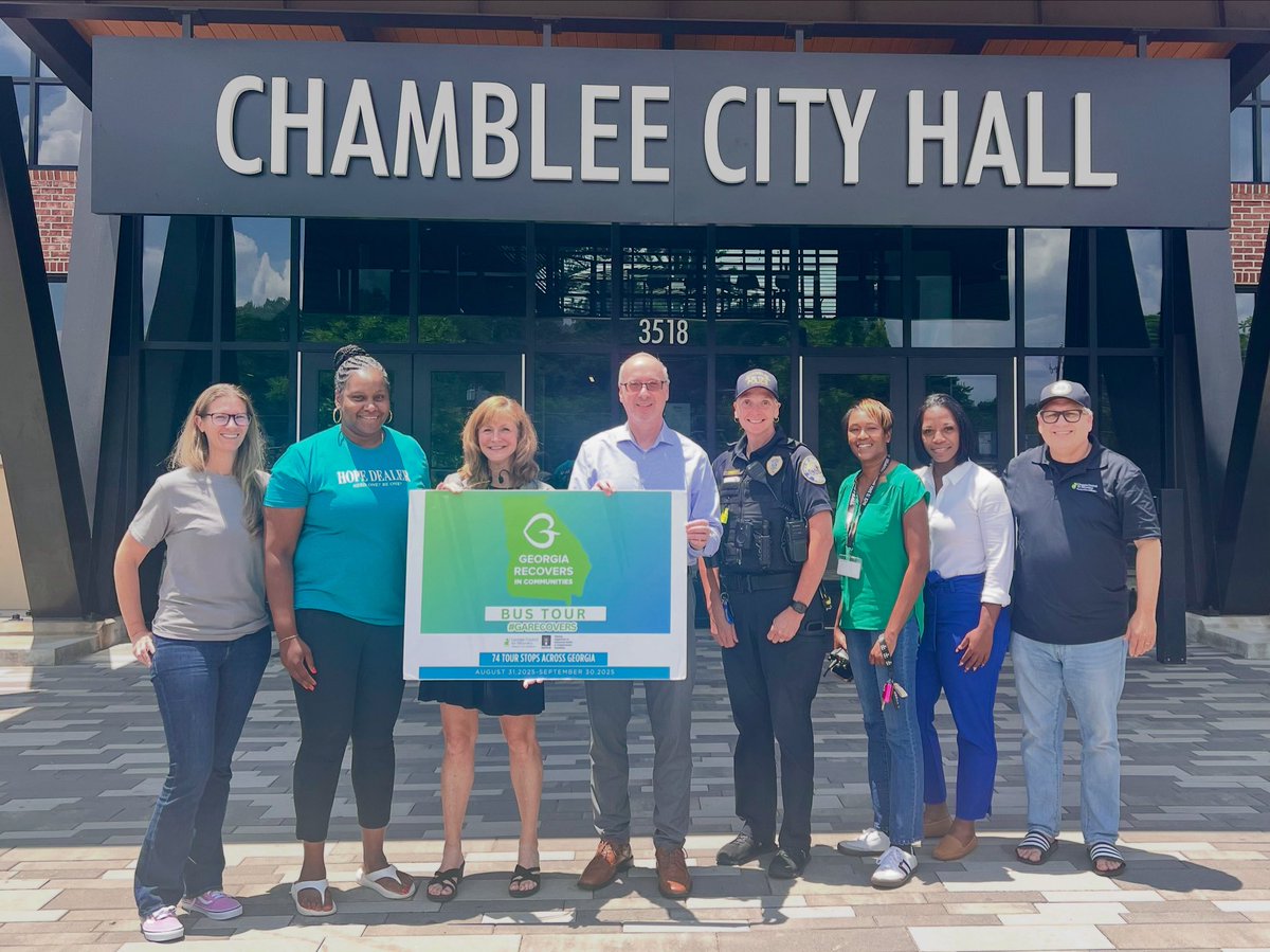 GC4R 🇺🇸 #GARecovers (@recovery_gc4r) on Twitter photo Chamblee…Jasmine Turner, Emily Ribblett, Annie Clark, and Jeff Breedlove on a site visit for The 2025 Georgia Recovers Bus Tour
Thanks to Chamblee Mayor Brian Mock for welcoming the Georgia Recovery Community to A City on the Right Track
#GARecovers #gapol <a href="/DBHDD/">Georgia DBHDD</a> <a href="/ChambleeGA/">Chamblee GA</a> Chamblee…Jasmine Turner, Emily Ribblett, Annie Clark, and Jeff Breedlove on a site visit for The 2025 Georgia Recovers Bus Tour
Thanks to Chamblee Mayor Brian Mock for welcoming the Georgia Recovery Community to A City on the Right Track
#GARecovers #gapol <a href="/DBHDD/">Georgia DBHDD</a> <a href="/ChambleeGA/">Chamblee GA</a>