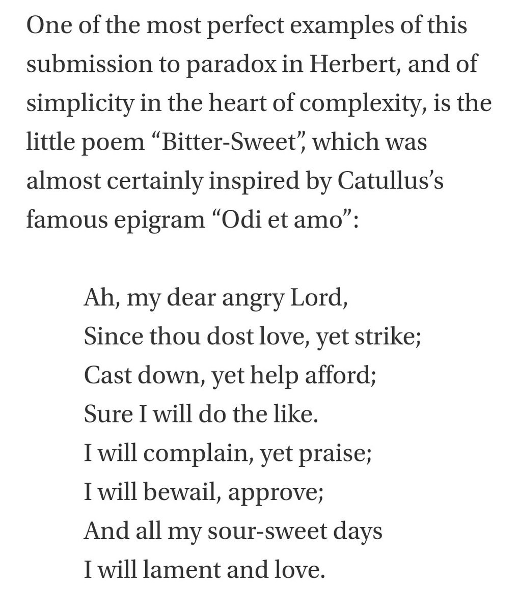 This is excellent on Herbert. The description of his articulation of "simplicity in the heart of complexity" echoes Prayer Book piety. Importantly, he is also a unifying figure for Anglicans, not easily pinned to the various allegiances of the early 17thC and centuries since.