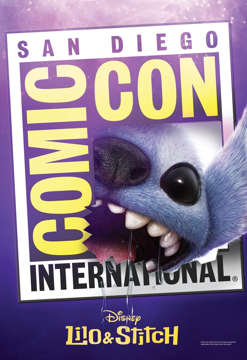 StayclassySDCC's tweet photo. Catch the #SDCC25 wave with @Disney’s #LiloandStitch Panel and Activation: A Taste of Paradise in San Diego. Fans can celebrate their ‘ohana both inside and outside the convention with interactive experiences. Panel &amp; Activation times and detials here...👇https://t.co/805PrsH41U https://t.co/WWk7MKD8lE