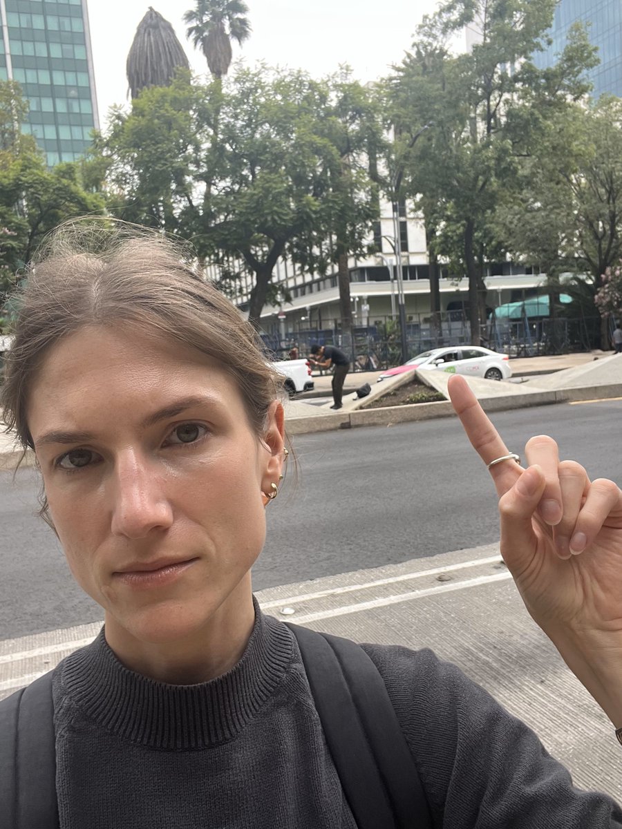 Kate Sopcich is a 2L interning at Instituto para las Mujeres en la Migración in Mexico City, Mexico. These photos were taken in front of the U.S. Embassy in Mexico City, where Kate sometimes works with her clients to access visa services.