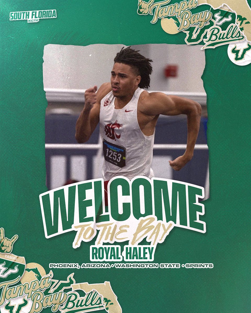 USFXCTF's tweet image. Welcome to the Bay, Royal Haley! Happy to have you plant roots down in the 813🌴
Personal Bests:
200m - 21.30
400m - 46.22
#HornsUp🤘 | #ComeRunWithTheBulls🐂