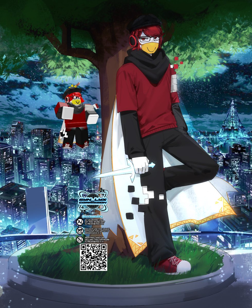 syn_lyx's tweet image. comm for bluvicx
🌃 #robloxart