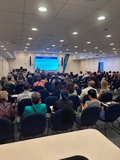Packed room for the PCATT hosted Synergy Summit at Honolulu CC earlier today where they spoke about their efforts on workforce development and how developing a clear pathway of training can lead to jobs. #workforcedevelopment #synergy #PCATT