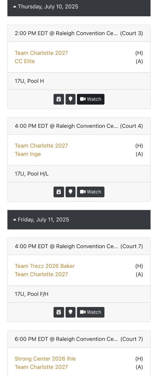 MandrakeLewis32's tweet image. This is my schedule for this weekends phenom live period 
@CAEaglesMBB @Team_CLT