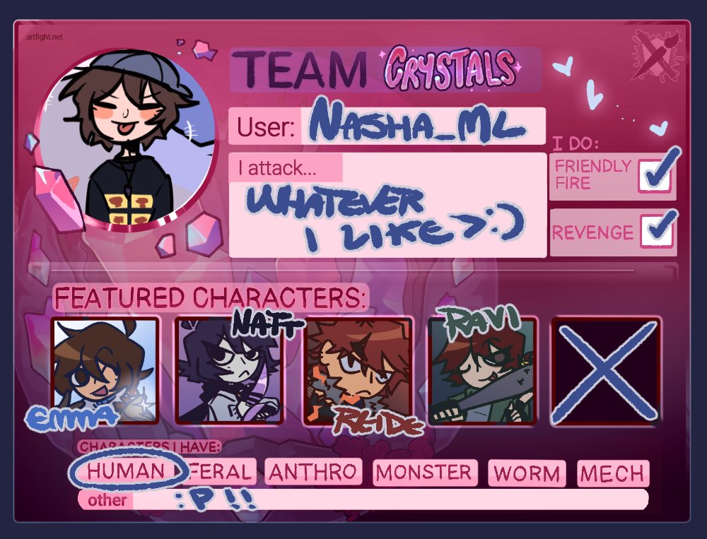 Nasha_ML's tweet image. I joined Artfight for the first time!!!!!!
artfight.net/~Nasha_ML