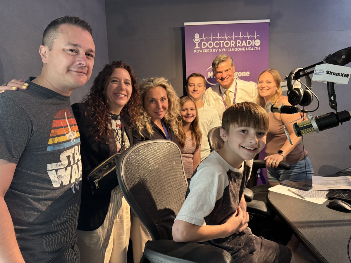 Just interviewed a truly remarkable family — their youngest son Caleb is a liver transplant recipient. His father Brian was the donor, and his mother <a href="/britmunn/">brittany munn</a> now advocates with a powerful pediatric liver transplant group <a href="/SPLIT_TTS/">Society of Pediatric Liver Transplantation (SPLIT)</a> . With <a href="/AMLiapakis/">AnnMarie Liapakis</a> &amp; <a href="/Dr_NOvchinsky/">Nadia Ovchinsky, MD, MBA, FAASLD</a>. @SiriusXM