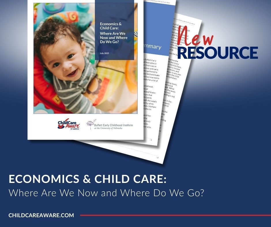 BuffettECI's tweet image. 20 early childhood experts and economists agree: We all need to work together to support and sustain the child care system.
Read more in a new report from @ChildCareAware and the Buffett Institute: childcareaware.org/economics-and-…