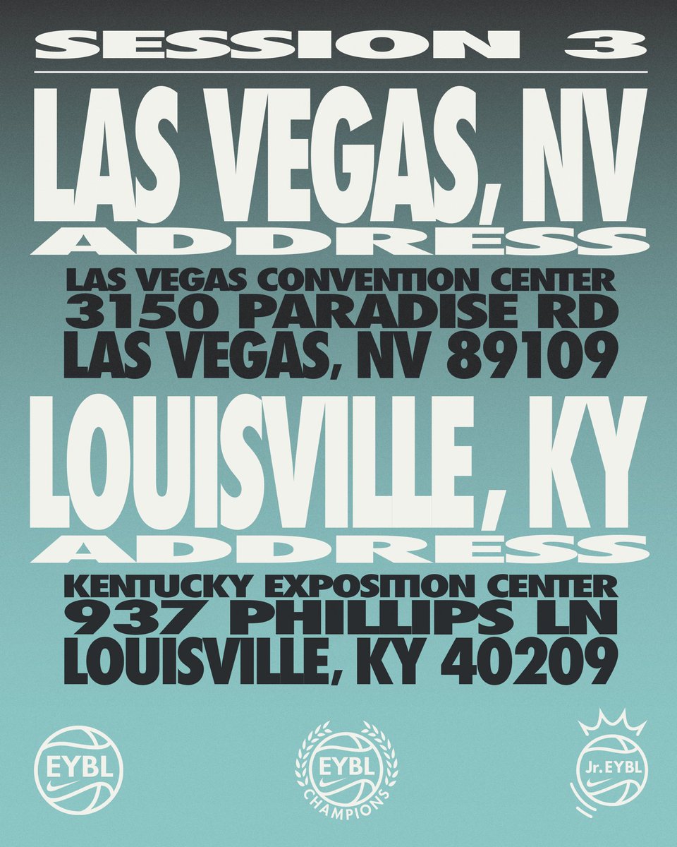 NikeGirlsEYBL's tweet photo. 🔜 Session 3.

The action tips off July 11th at @TFNsRun4Roses and @niketoc. 🤝

#2025EYBL | #Road2CHI https://t.co/rdQz58oZtw