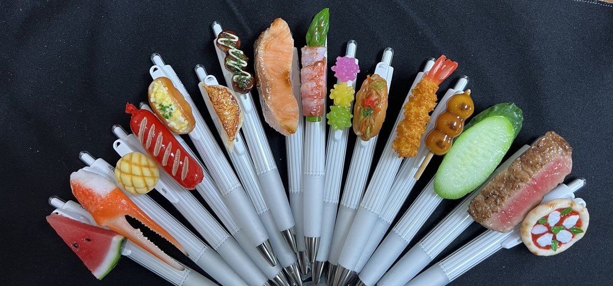 食品サンプルも幅広く製作しています 時折り取り扱いのお話も頂いてい