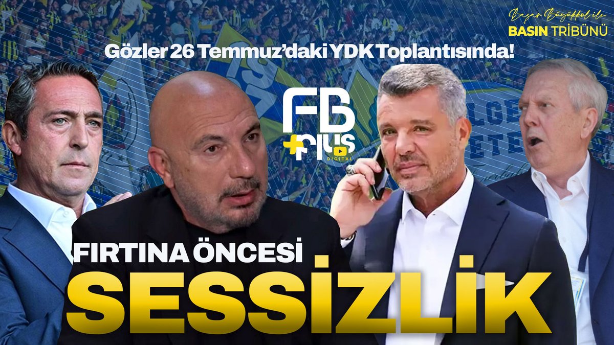 FBPlusDigital's tweet photo. 🟨 FENERBAHÇE'DE Fırtına Öncesi Sessizlik!
🟨 Gözler 26 Temmuz'a Çevrildi!
🟨 Ali Koç'un Vaatleri Elinde Kaldı! Koç Yönetimi Zor Durumda!
🟨 Seçim Çalışmalarında Son Durum Ne?
🟨 Transfer Son Dakika Gelişmeleri..
@BasarBuyukkol 
00:45'te #FBPlus'ta 👇
https://t.co/9GxuxRgChb https://t.co/nNTyIOTnv7