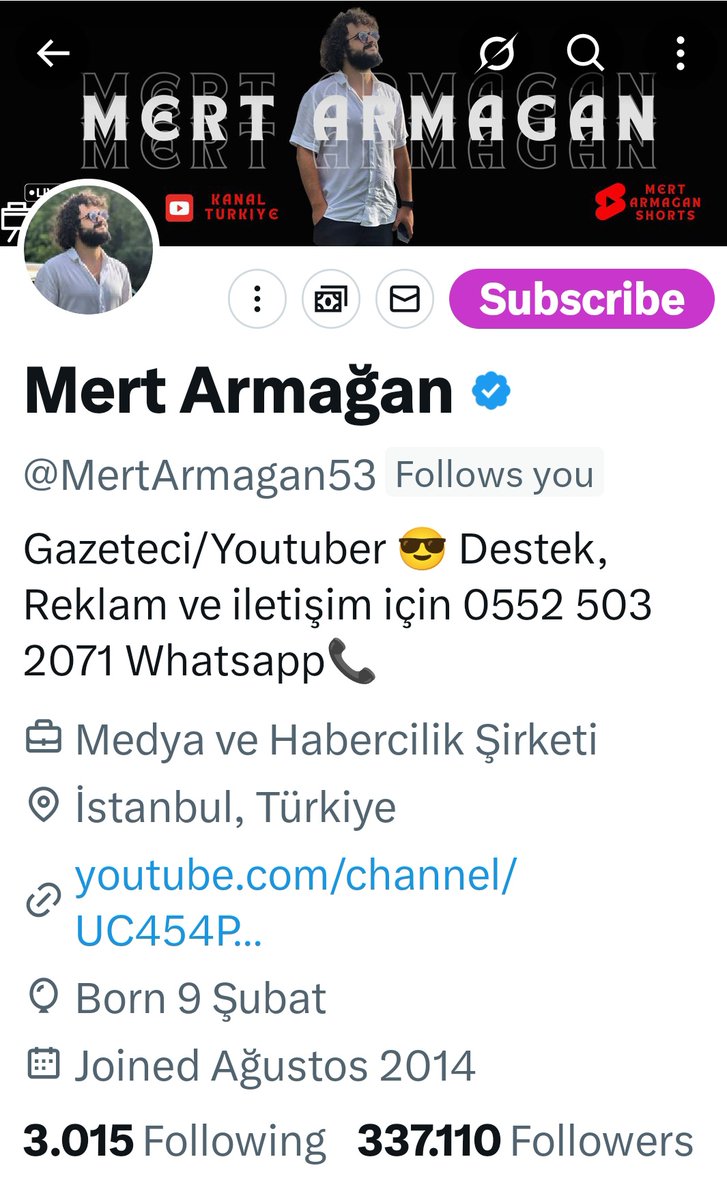 Engin Pınarbaşlı (@enginpnrbsli) on Twitter photo Kıymetli Gönül Dostum, Gazeteci Meslektaşım
<a href="/MertArmagan53/">Mert Armağan</a> , Tweetirda Şahsımı Takip Ederek Beni Son Derece Mutlu Etmistir.
Yakın İlgi ve Alakasından Dolayı <a href="/MertArmagan53/">Mert Armağan</a> kardeşime teşekkür ediyorum.. Kıymetli Gönül Dostum, Gazeteci Meslektaşım
<a href="/MertArmagan53/">Mert Armağan</a> , Tweetirda Şahsımı Takip Ederek Beni Son Derece Mutlu Etmistir.
Yakın İlgi ve Alakasından Dolayı <a href="/MertArmagan53/">Mert Armağan</a> kardeşime teşekkür ediyorum..