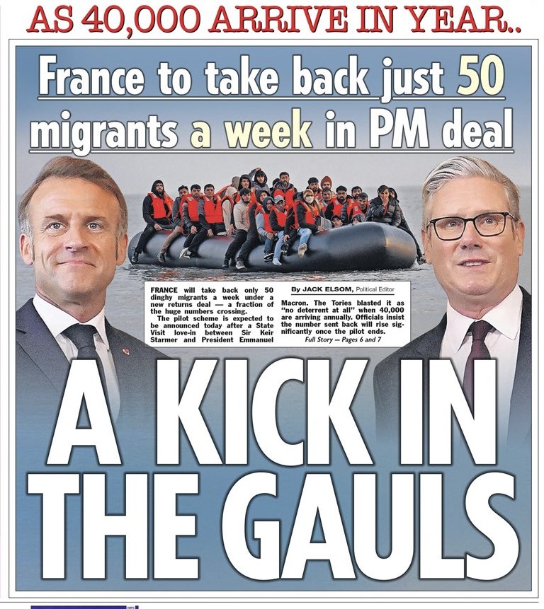 A £2m State Banquet, and what does Starmer get? A kick in the gonads. Starmer is not up to the job. He needs serious help.