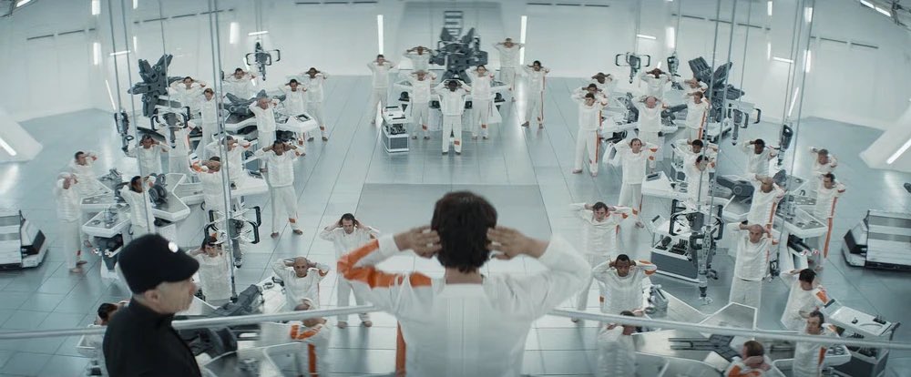 Alligator Alcatraz &amp; Narkina 5: eerie twins? 📸 dystopian white outfits, fences, &amp; isolation in Florida’s detention camp mirror Narkina 5’s, electrified prison. Both weaponize the environment &amp; fear to control. Art imitates Reality. #AlligatorAlcatraz #Narkina5 #StarWars
