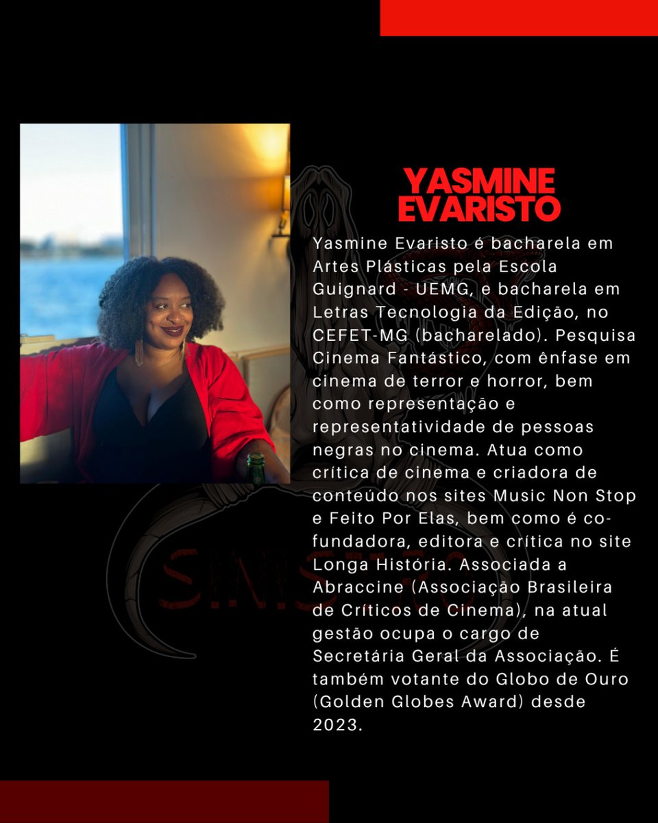 Agora é com a curadoria!
Presentes desde a primeira edição, Beatriz Saldanha, Carlos Primati e Yasmine Evaristo retornam para a IV edição do festival, reafirmando o compromisso com uma curadoria que pensa o Cinema Fantástico com olhar crítico, profundo e apaixonado.
#Sinistro2025