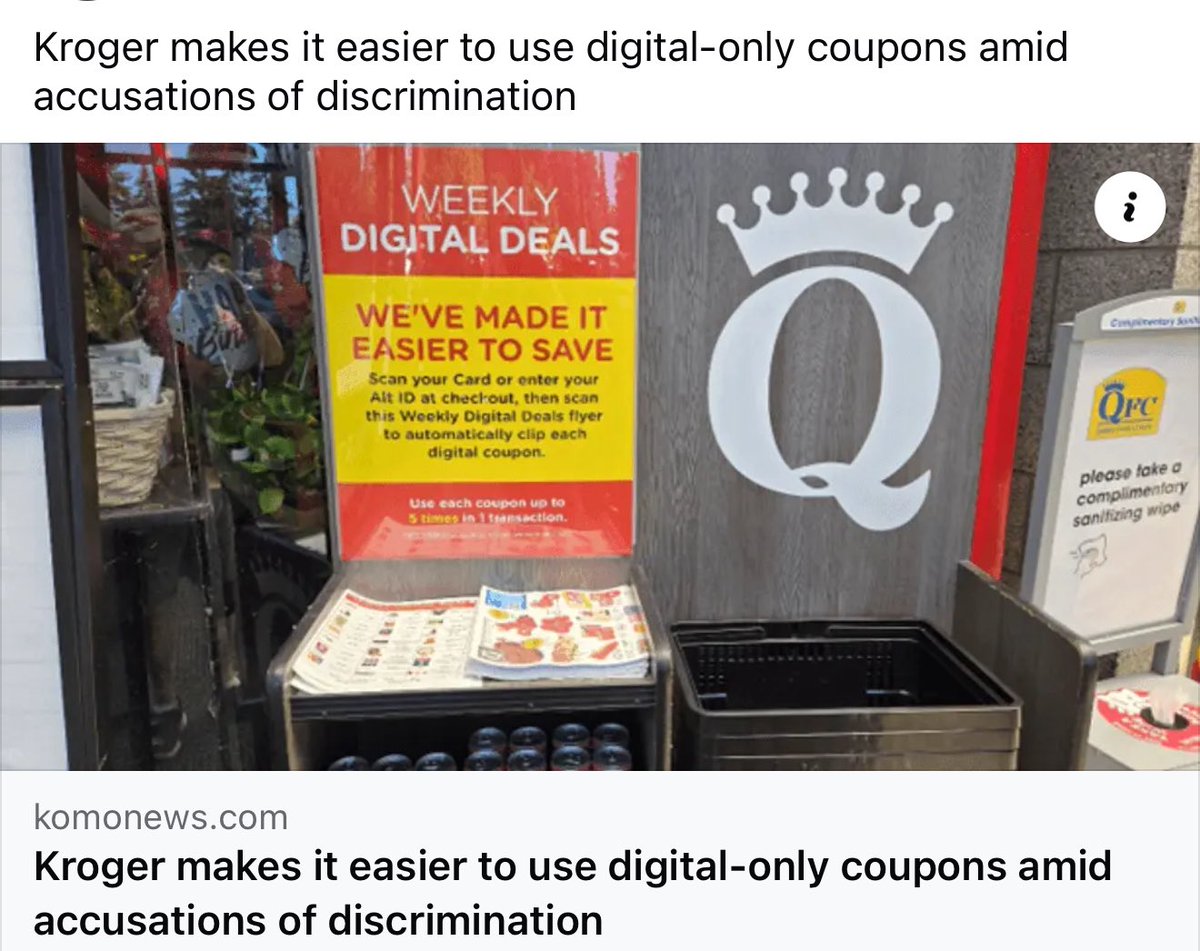 rights_ur's tweet photo. @RalphsGrocery this is a great idea! All the Ralph’s in my area have the cpn page at the front door - my elderly mother shops at Ralph’s #727 - they told her they don’t do this or have the cpn page to scan at checkout and refused to help / how’s that possible? https://t.co/Hxw2sH9gKV
