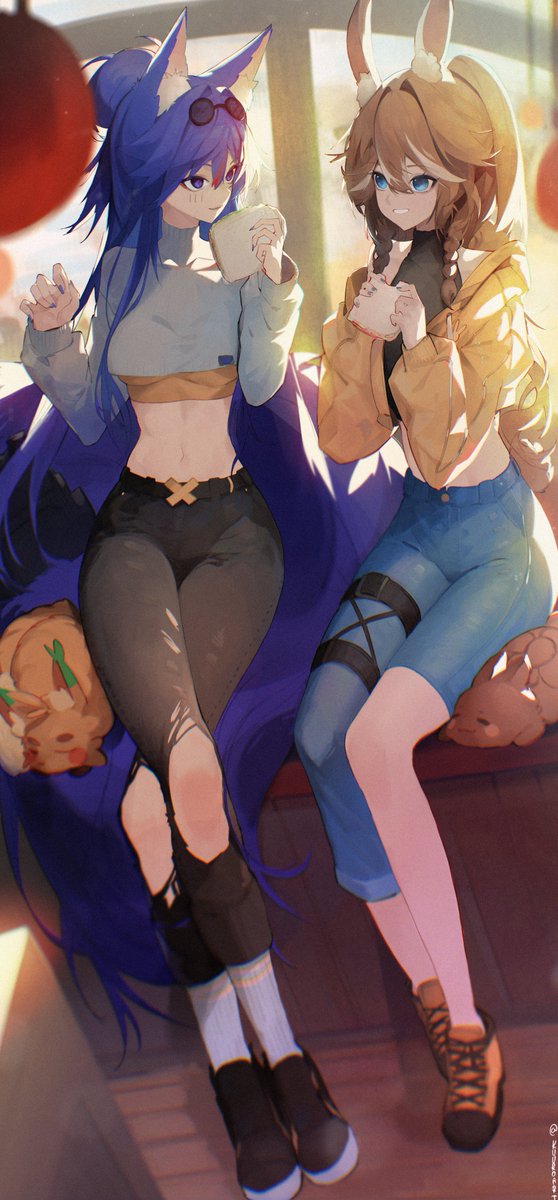 Kuuroart's tweet image. Comm for @Latexxed  #aoillust #Jabbyart