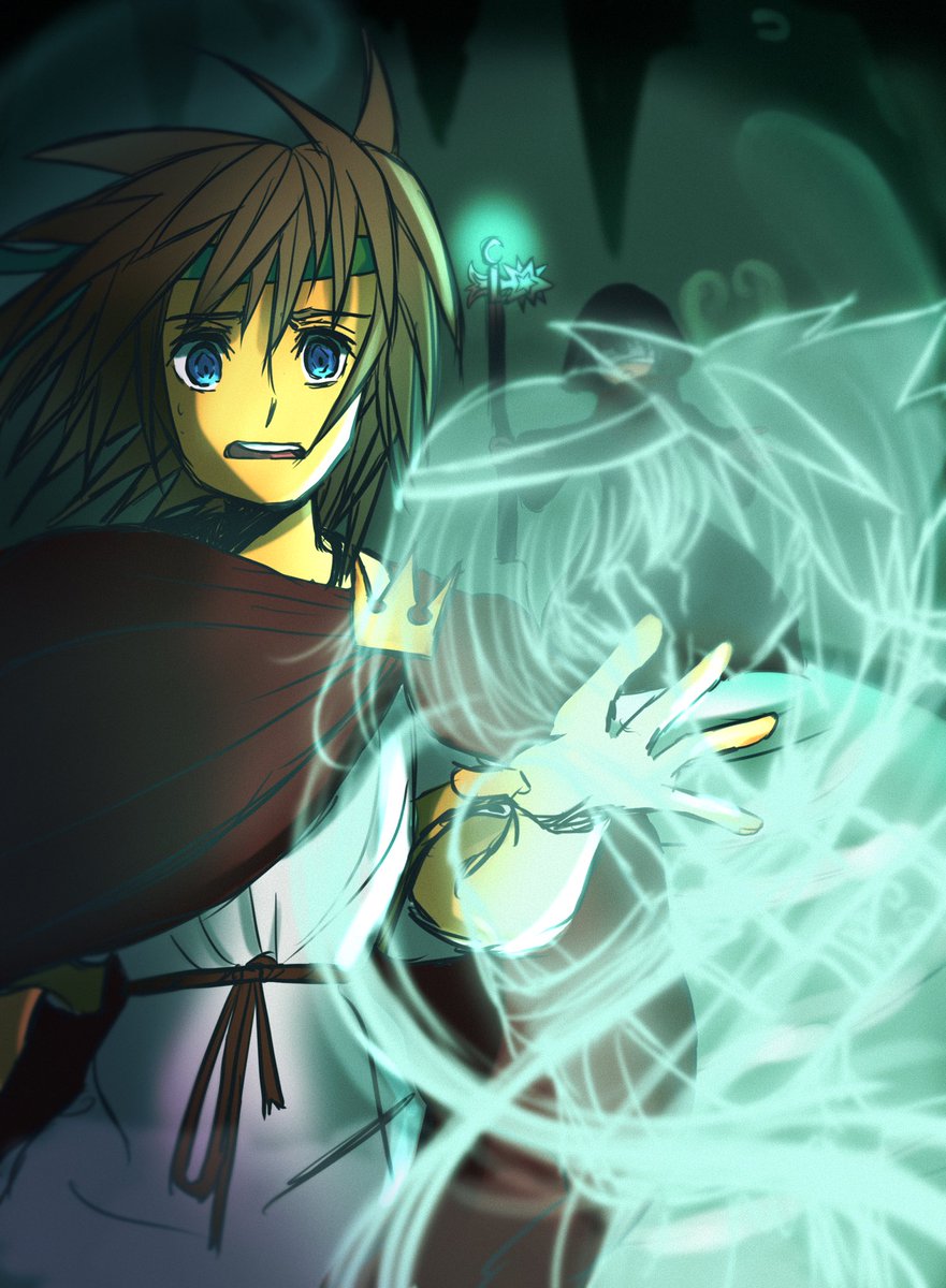 UnchainedStar's tweet image. Sokai Week Day 4: Abyss.
Following an encounter with an angered father, a protective puppeteer and a messenger of the gods, the crew finds their way to the underworld to search for a prophet, but what Sora finds makes him question if his guilt is his true sin..

#sokaiweek2025