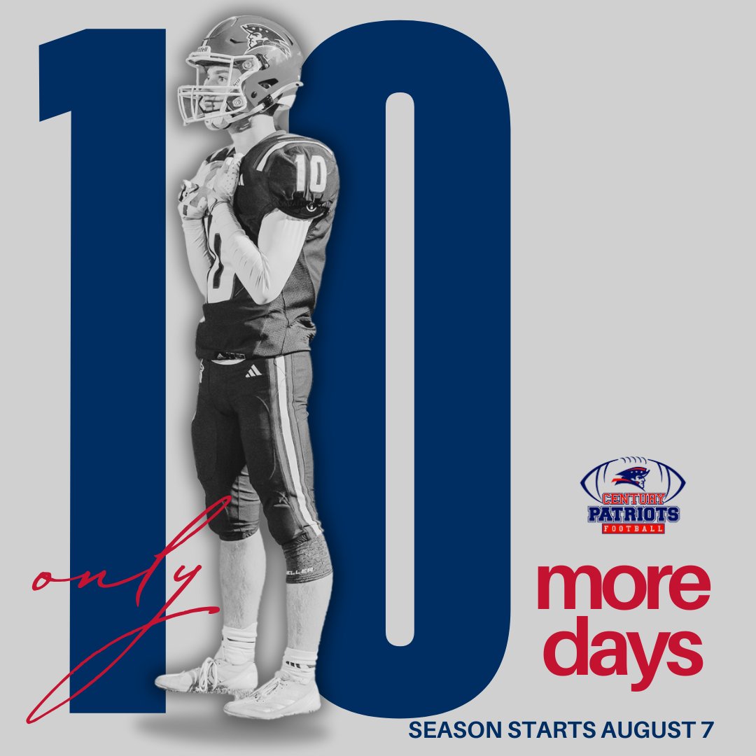 🏈 10 DAYS TO GO.

#EarnEverything #rollpats