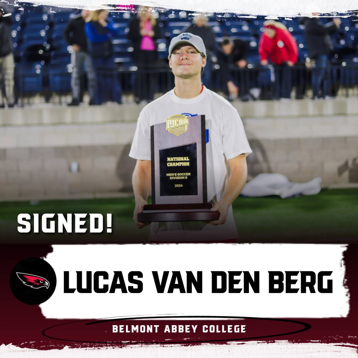 𝐂𝐎𝐍𝐆𝐑𝐀𝐓𝐒 to Northeast Men’s Soccer student-athlete Lucas Van Den Berg on signing with Belmont Abbey College in Belmont, North Carolina! 🎉

#ClawsDown | 🔴⚫️⚪️⚽️
