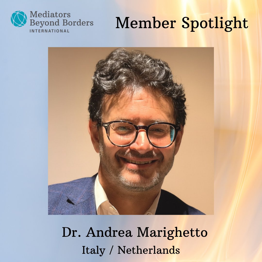 From incorporating mediation and arbitration into contracts to utilizing his cultural expertise in cross-border dispute resolution, Andrea Marighetto is promoting constructive dialogue as a viable option in the commercial sector.

Read more: mediatorsbeyondborders.org/the-lawyer-bui…
