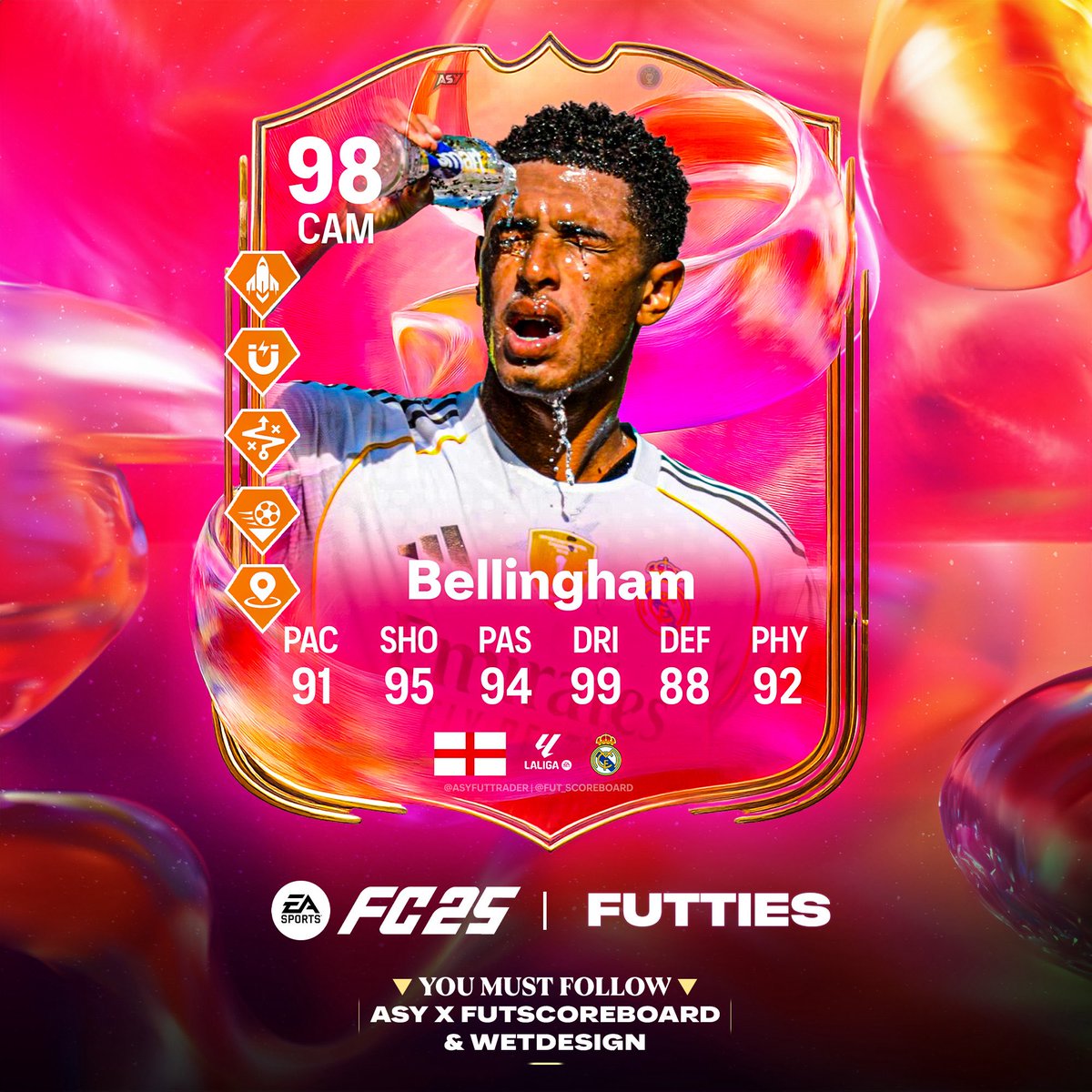 🚨 BELLINGHAM 🏴󠁧󠁢󠁥󠁮󠁧󠁿 FUTTIES OFFICIAL CARD🚨

SEASON PASS ✅