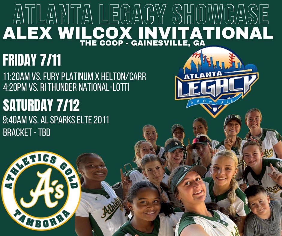 Ready for the <a href="/legacyshowcase1/">Atlanta Legacy Showcase</a>! Pool games start Friday! <a href="/AGTamborra/">AthleticsGoldTamborra</a>