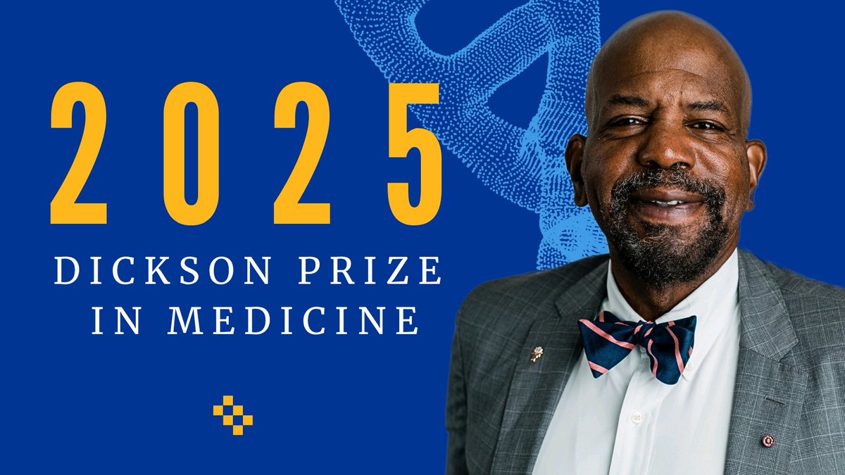 PittHealthSci's tweet image. From knighthood to regenerating tissue: Sir Cato T. Laurencin shares breakthroughs in regenerative engineering at #PittMed’s Dickson Prize Lecture July 11.
Details at: bit.ly/4lnshOB.