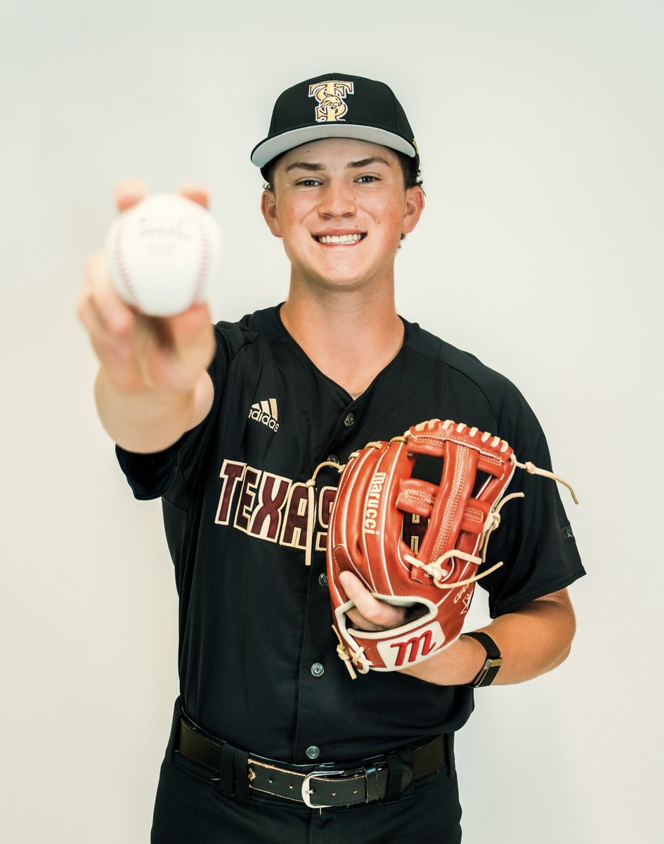 Blessed to announce my commitment to Texas State University to continue my academic and baseball career. Huge thank you to my family, coaches, teammates, and everyone who’s believed in me along the way. I want to thank the coaching staff at McLennan for believing in me and giving