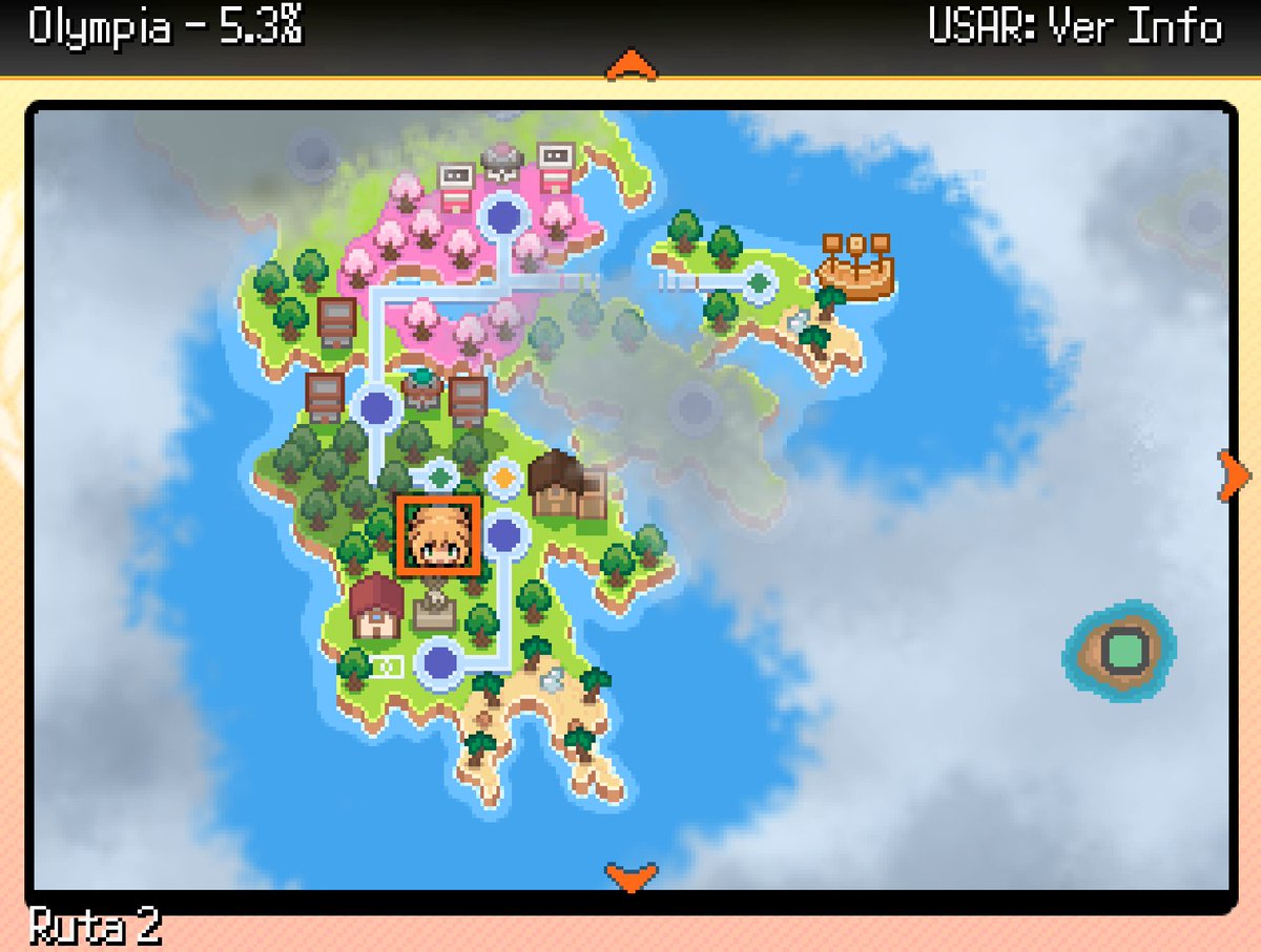 ✨Ya somos 4500 Entrenadores y entrenadoras.✨

Estoy trabajando fuerte en la demo aunque no postee nada para que sea sorpresa pero, aquí va un pequeño adelanto.
Cambios en el mapa: 
*Porcentaje de juego completado*
*Podremos plantar bayas*
y mucho mas por descubrir...