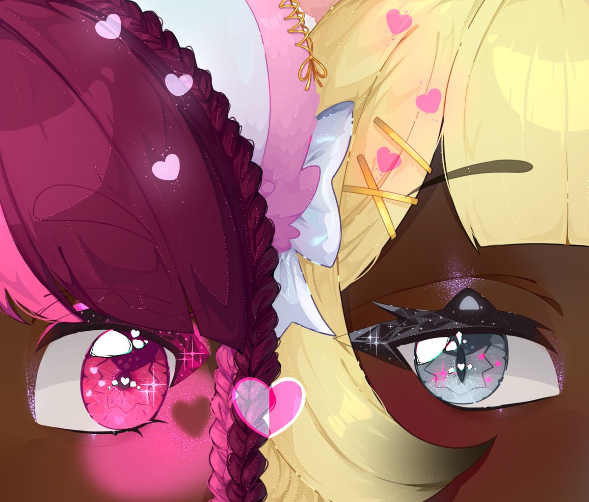 The two brain cells are plotting. Scheming even
 ( ͡º ꒳ ͡º)🤝( °⩊ °  )
#worksofplush #ggreign
🎨: <a href="/_baekart/">𝙱𝚊𝚎𝚔 ❀ | Working on comms ♡</a>