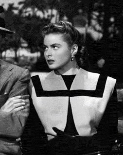 escapeswitch's tweet image. ingrid bergman in designs by edith head for &apos;notorious&apos;