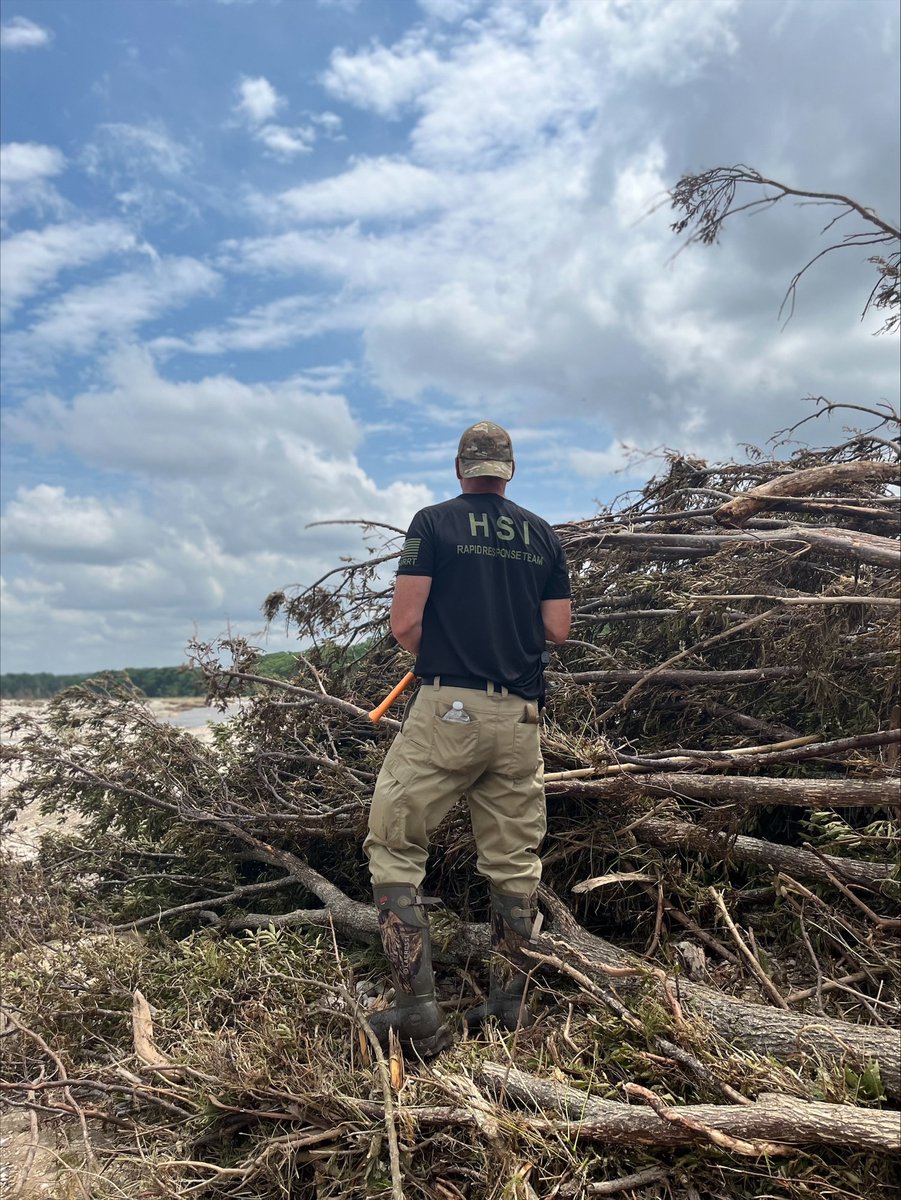 HSI Atlanta’s Rapid Response Team alongside hundreds of first responders, continues to support the search and recovery efforts in Kerr County, TX while our thoughts and prayers are with the entire community.