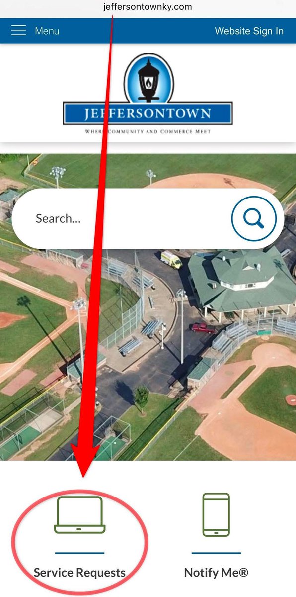 Just a reminder, anyone can report issues directly to the City of #JtownKY from the city’s website by scrolling down and clicking Service Requests. Your notification will get sorted to the correct department and you'll receive status updates along the way.
