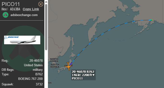 FMilcoms's tweet image. #PICO 11 #AE63BA approaching RJTY.