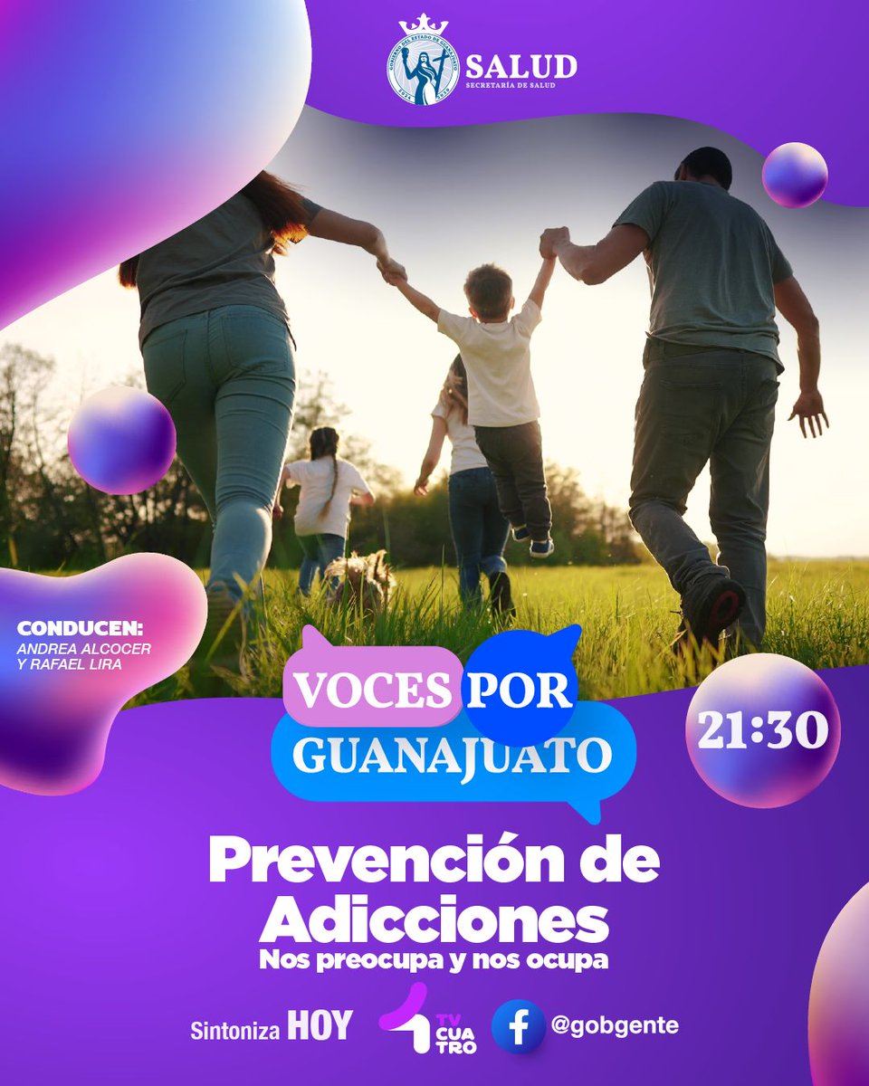 📢 En Voces por Guanajuato hablamos sobre la prevención de adicciones.
¿En qué punto se encuentra nuestro estado frente a un tema que no solo nos preocupa, sino que también nos ocupa?
📺 Hoy, 21:30 hrs, por <a href="/tv4guanajuato/">TV4 📺📱💻</a> y nuestras redes.
¡No te lo pierdas! #GobiernoDeLaGente
