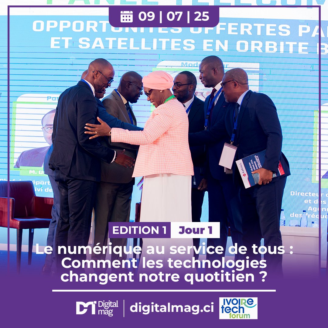 digital_magci's tweet photo. 𝐈𝐯𝐨𝐢𝐫𝐞 𝐓𝐞𝐜𝐡 𝐅𝐨𝐫𝐮𝐦 𝟐𝟎𝟐𝟓 | Retours en images de la première journée de l'édition 1.

#Digitalmagci #Digitalmagci #MTND #TransformationDigitale #TechCI #Innovation #IvoireTech2025 #CIVDigital https://t.co/xZVSF6JuM5