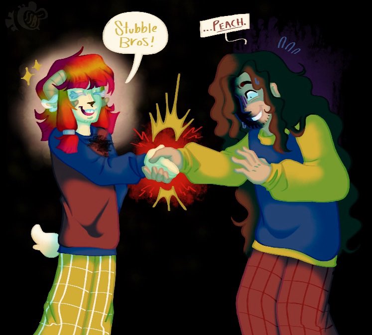 Revenge &amp; attack for my friends Jo and Peach! ✨
#artfight2025 #TEAMFOSSILS #fabledsmp