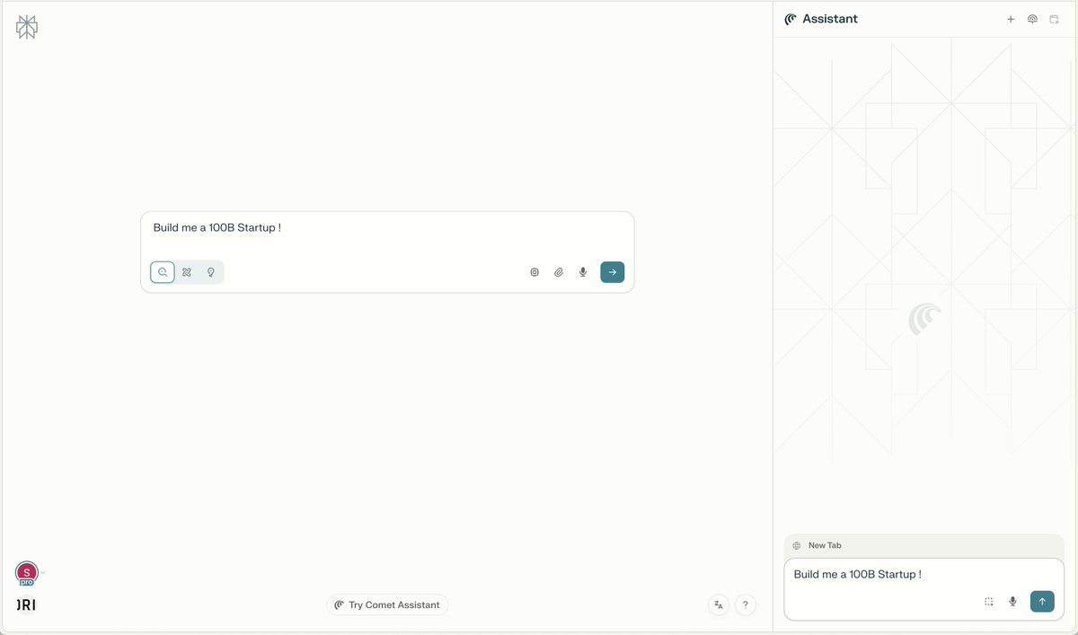 Congrats <a href="/AravSrinivas/">Aravind Srinivas</a> &amp; the entire <a href="/perplexity_ai/">Perplexity</a> team on the Comet launch. This level of context with LLMs feels the iPhone moment for AI all over again 🚀