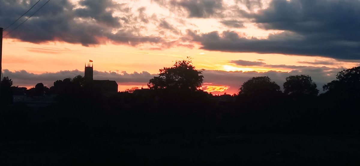 A friend's photo of his rural Ulster parish church this evening.